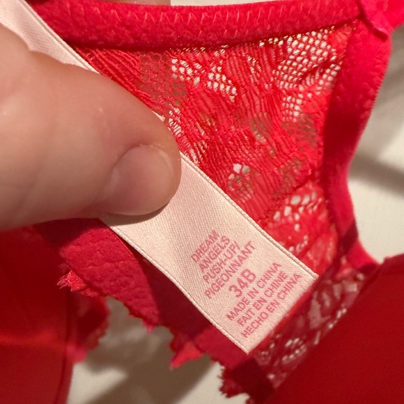 Victoria's Secret pink rhinestones Lace Bra - Picture 4 of 5